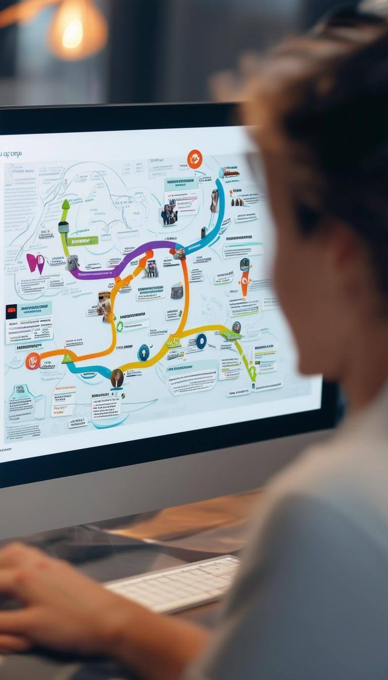 User Journey Maps Showing the path users take from landing on a website to completing a conversion-1